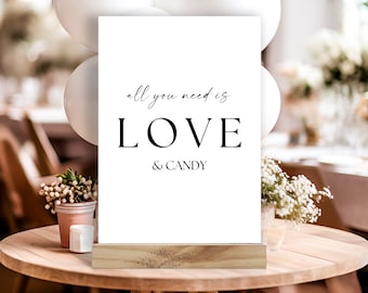 Wedding Sweet Sign Template, Sweet Wedding Table Signs, Sweet Table Sign,  Sweet Station Table Sign, Printable Dessert Table Sign