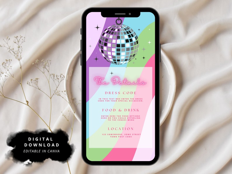 Faire-part et itinéraire pour 30 anniversaires séduisants et épanouis, 13 sur 30 invitations, Invitation numérique pour 30e anniversaire, 30e Invitation en ligne image 3