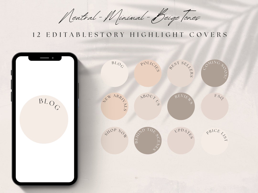 12 Boho Instagram Highlight Covers Earthy IG Story Icons Aesthetic ...