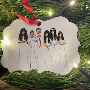 Women in the lineage of Christ ornament