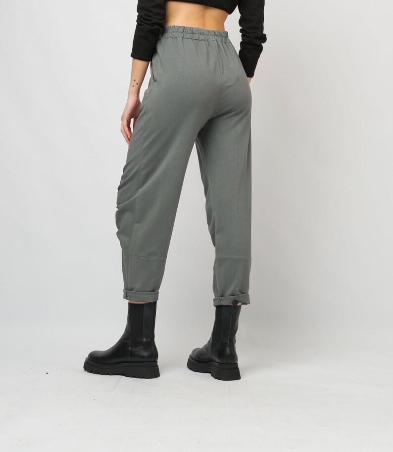 Jogger Pants For Women/Elastic Waist Pants/Cozy Jogger With Pockets/Street Style Sweatpants image 4