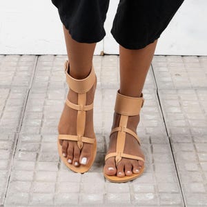 sandals Greek leather, roman sandals,   natural beige sandals, women leathers sandals, genuine greek leather sandals, Ancient Greek sandals