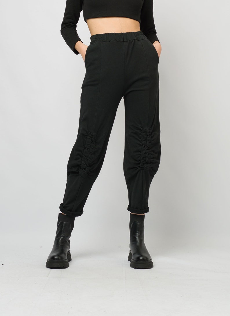 Jogger Pants For Women/Elastic Waist Pants/Cozy Jogger With Pockets/Street Style Sweatpants image 5