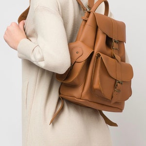 Genuine Leather Backpack