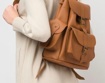 Genuine Leather Backpack