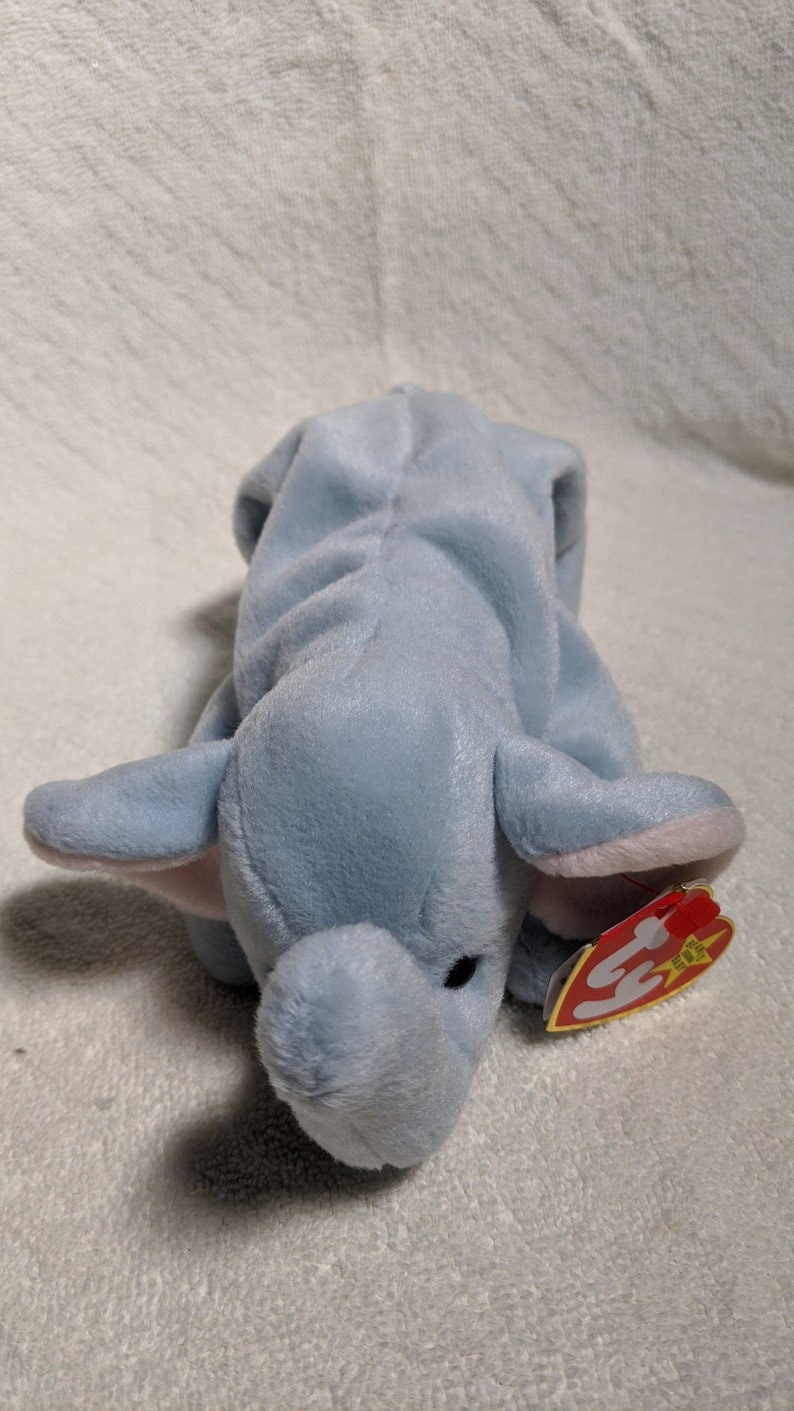 TY Peanut the Elephant Beanie Babymint Condition Etsy