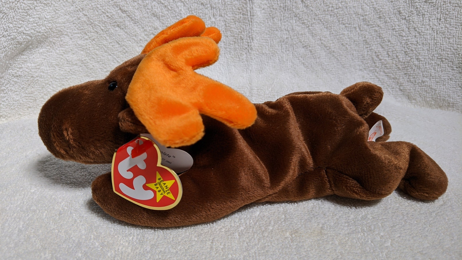 Original TY Chocolate the Moose Beanie Baby-1993 - Etsy