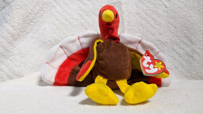 TY Gobbles the Turkey Beanie Baby-1996 Mint Rare Original - Etsy