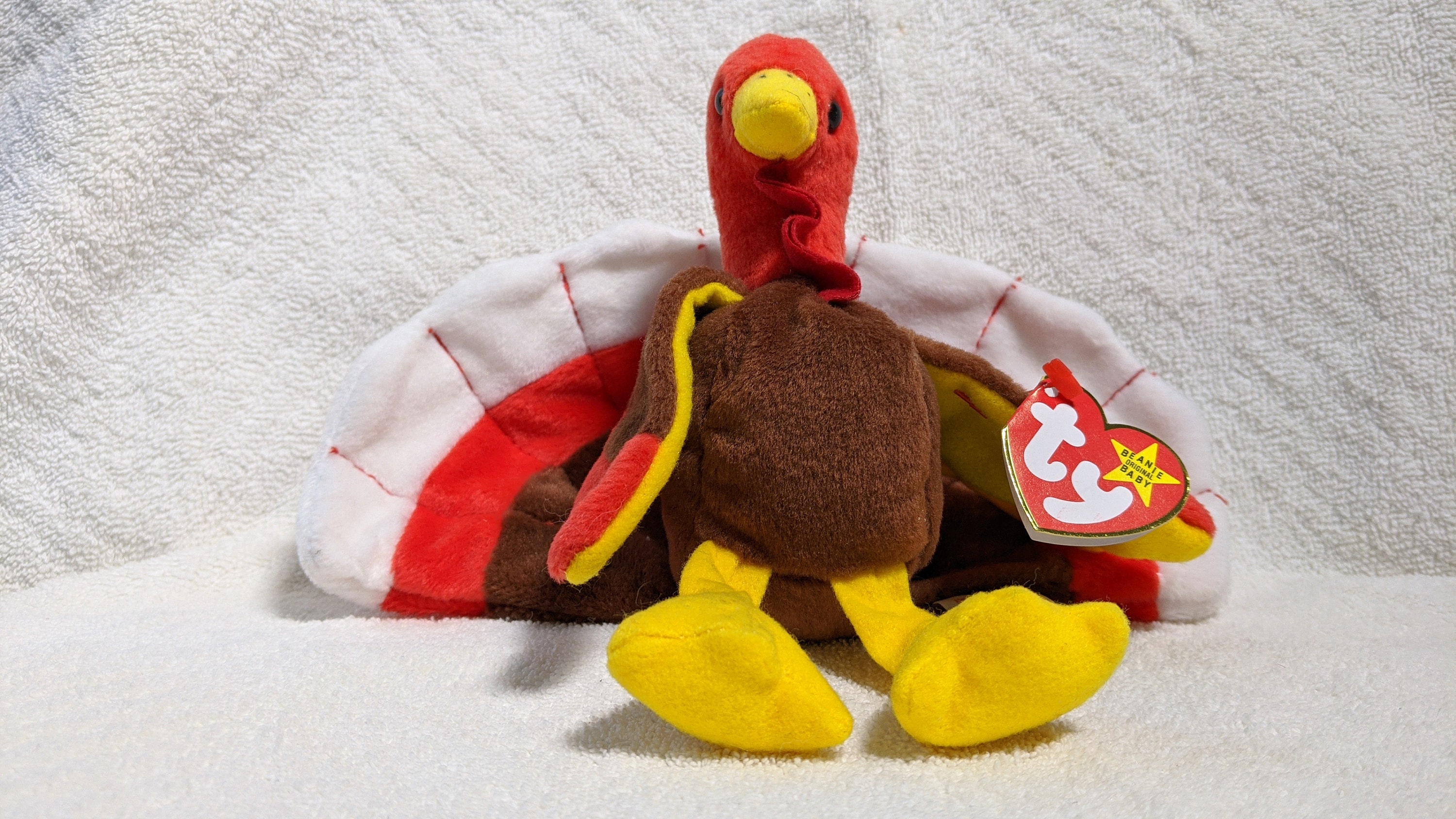TY Gobbles the Turkey Beanie Baby-1996 Mint Rare Original | Etsy
