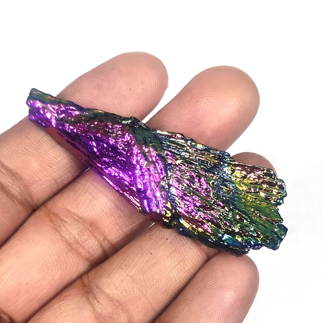 Titanium Aura Kyanite Fan Gemstone Raw/ Multi Color Kyanite Etsy