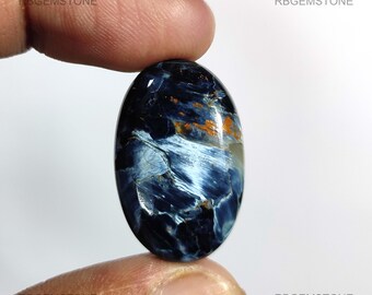 Namibian Pietersite Loose Gemstone 100% Natural Multicolor OVAL Shape Cabochon 28x18x5.5 mm 19.00Ct