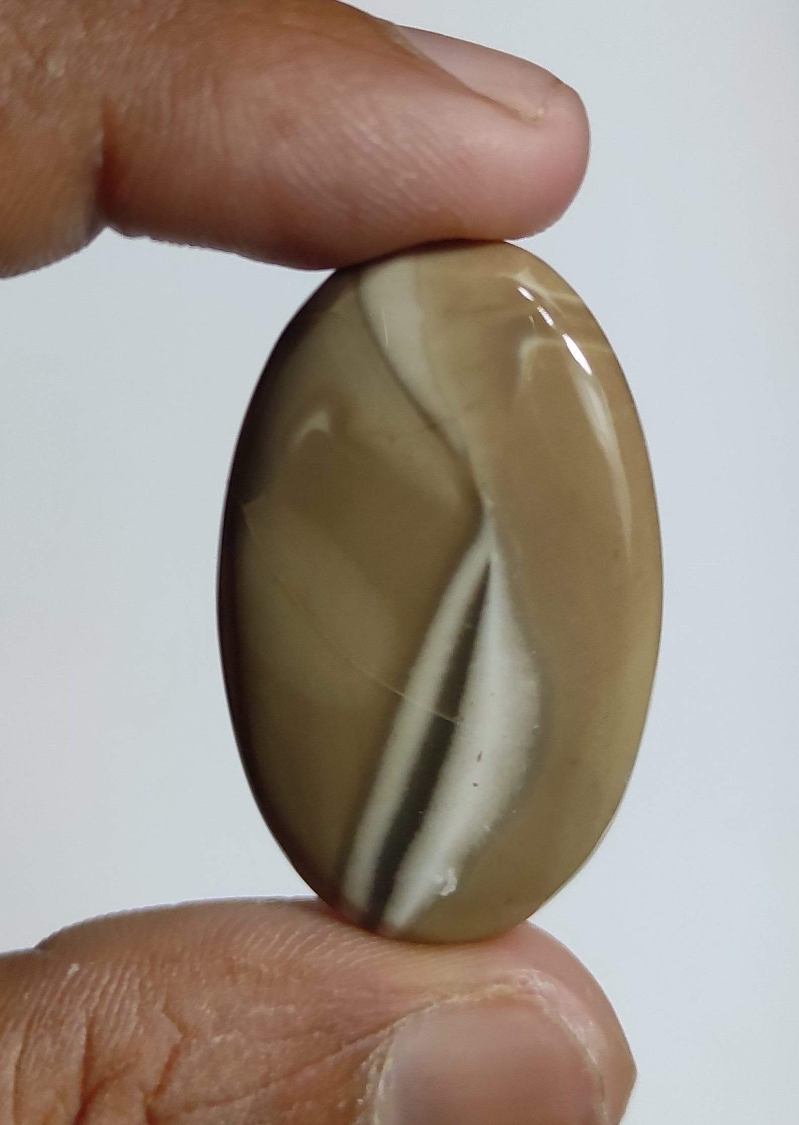 Polish Flint Cabochon Natural Polish Flint Stone for Making Etsy