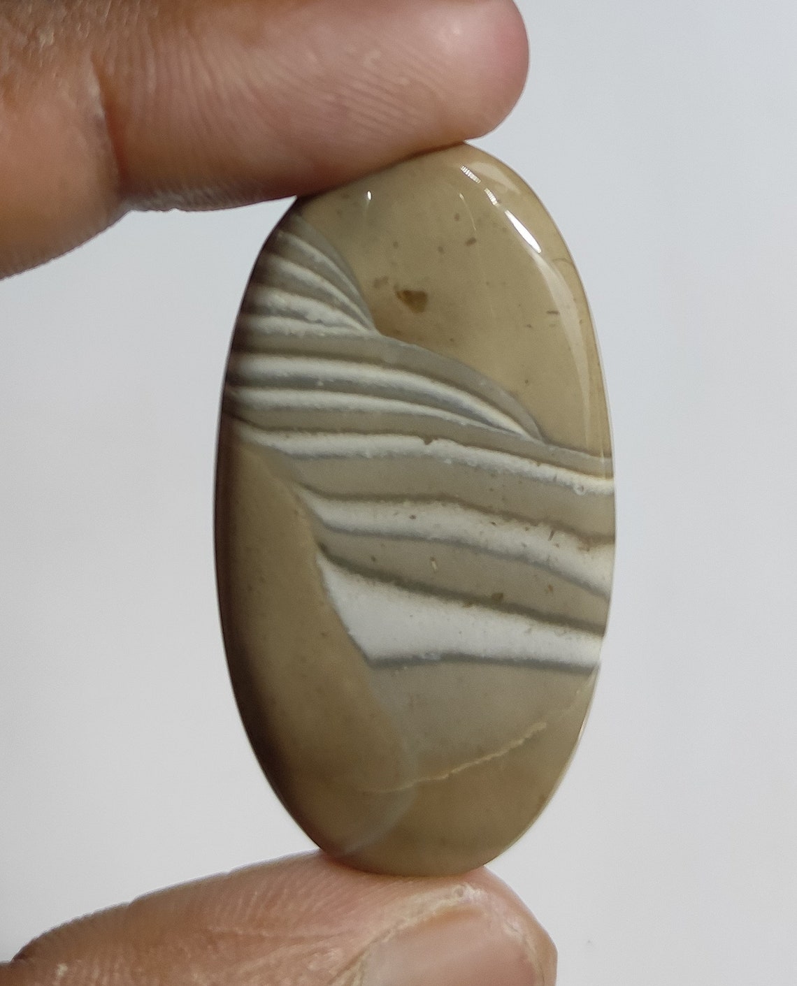 Polish Flint Cabochon Natural Polish Flint Stone for Making Etsy