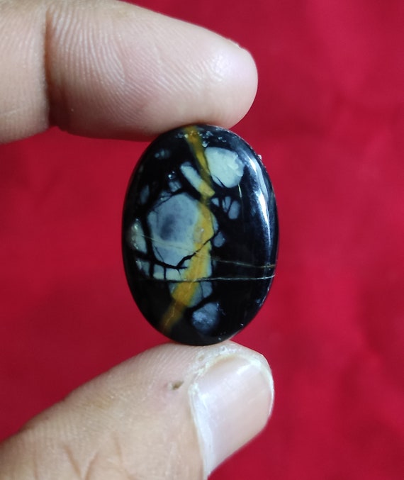 Natural Picasso Jasper Cabochon Oval Shape Cabochon AAA Quality Smooth Worry Jasper Gemstone Girls Pendant Making Stone Loose Bracelet Cabs