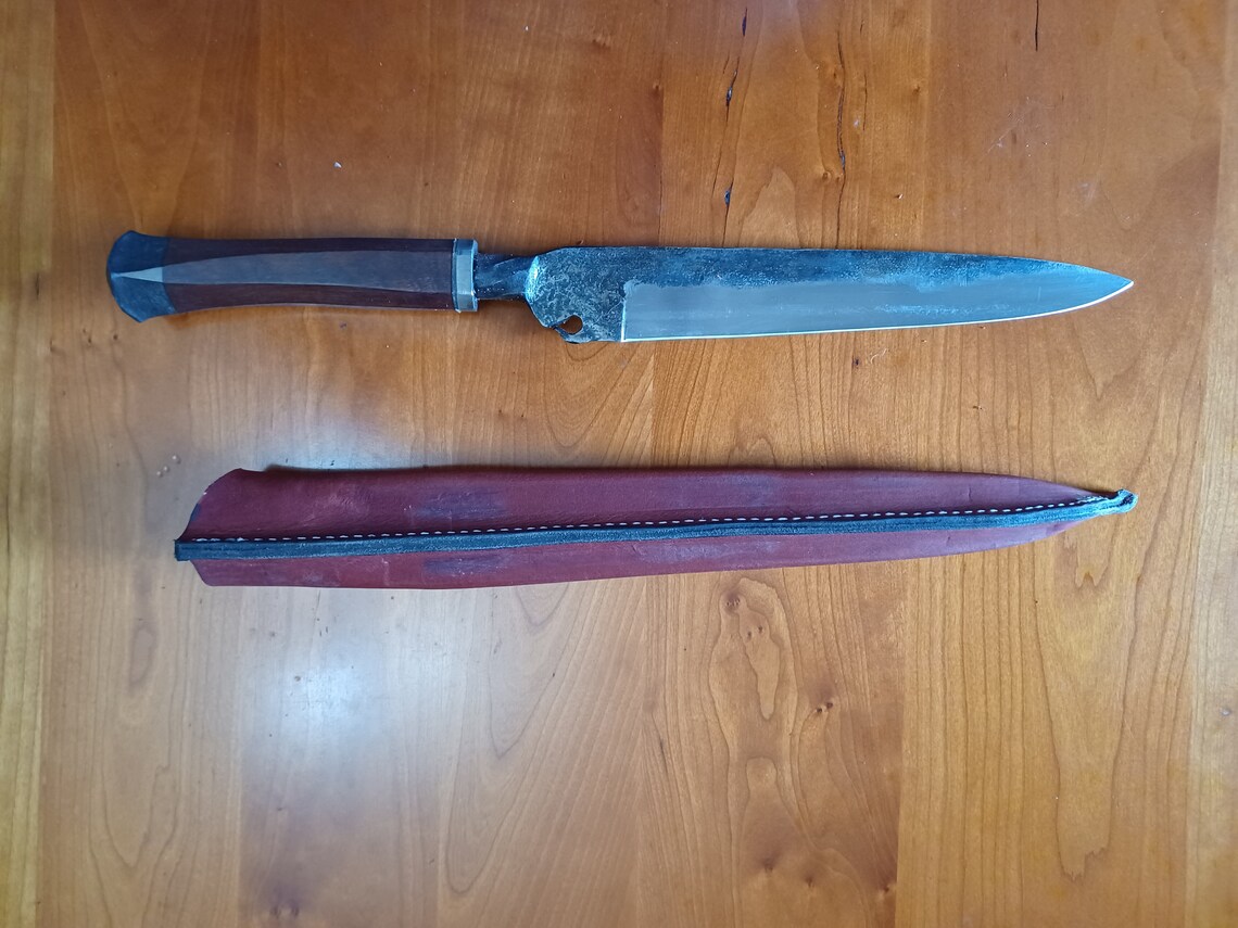 Hand-forged Belduque Long Knife - Etsy