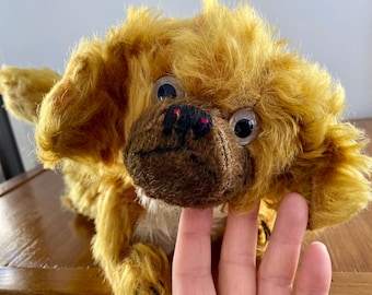 ヴィンテージ 麦わら ぬいぐるみ 犬 パジャマケース メリーソート