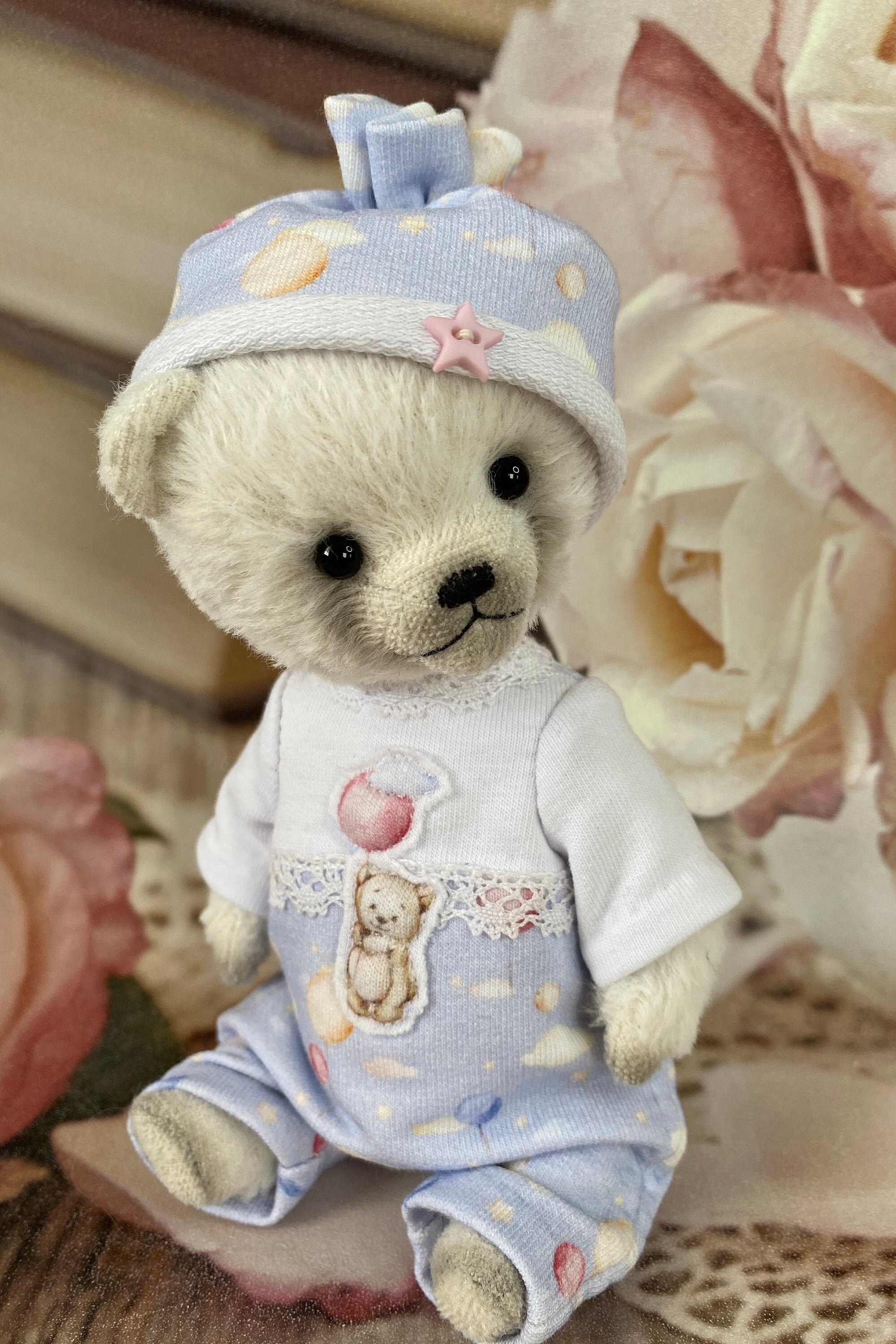 Handmade teddy bear clothes Artist teddy bear ooak Etsy