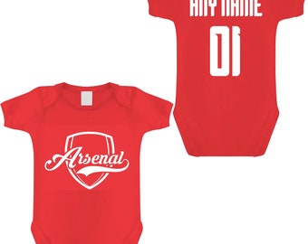 arsenal baby onesie