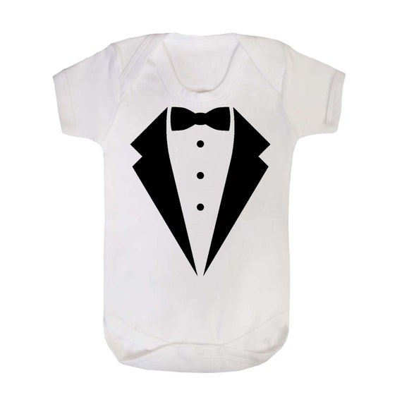 bow tie baby grow
