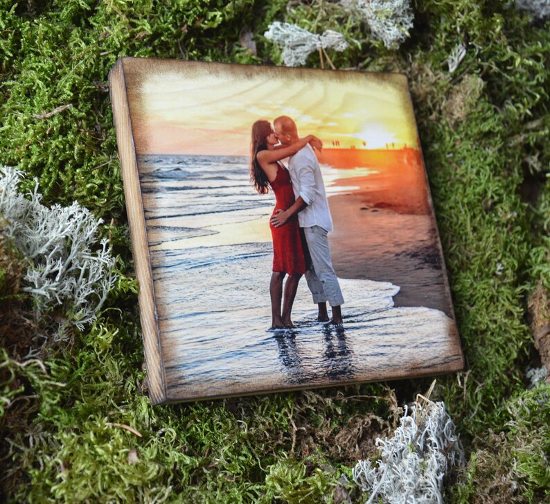 Pictures on Wood Slices Wooden Photo on Wood Photo Print Photo Etsy