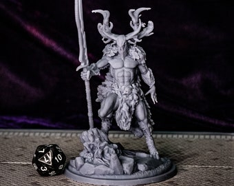 Lord of the Hunt single figure piece 75mm miniature mini wildhunt collection playset 3d print DnD D&D Tabletop Display RPG Mammoth Factory