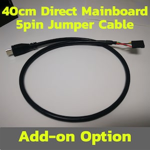 May include: A 40cm black cable with a 5-pin connector on one end and a micro-USB connector on the other end. The cable is coiled and the connectors are visible. The text "Add-on Option" is visible at the bottom of the image.