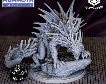 King Basilisk single figure piece 75mm miniature mini Saurian Isle collection playset 3d print DnD D&D Tabletop Display RPG Mammoth Factory