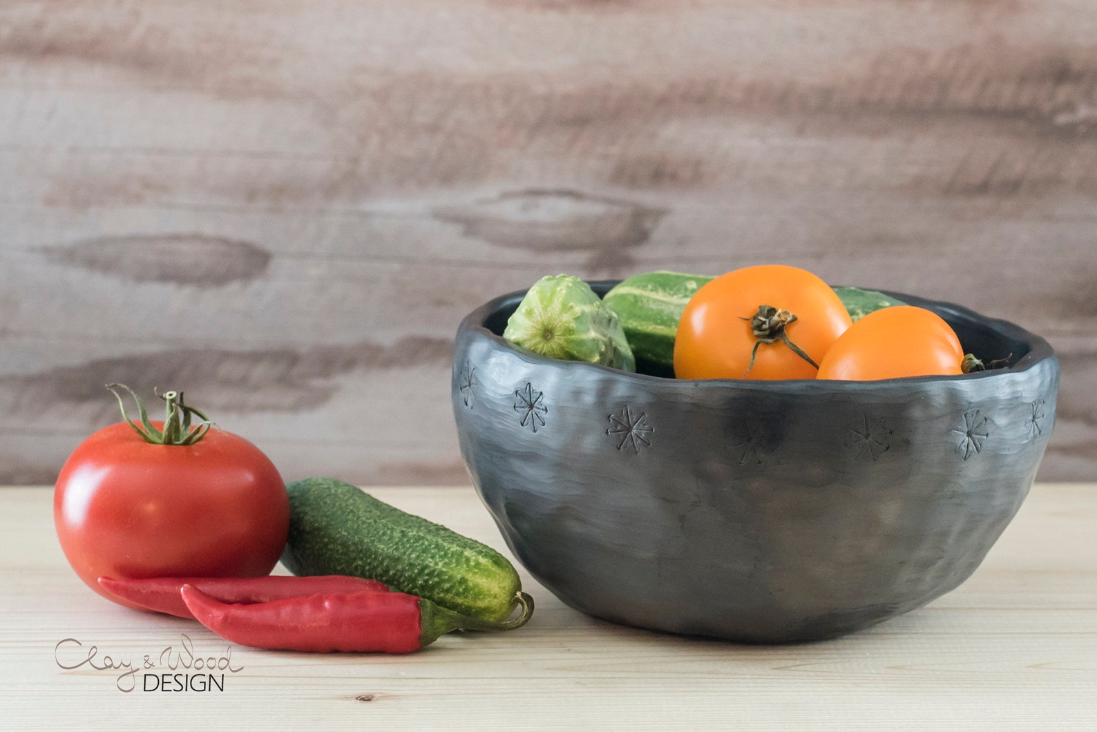 Handgemachte schwarze Keramik Schale. Schwarzes | Etsy