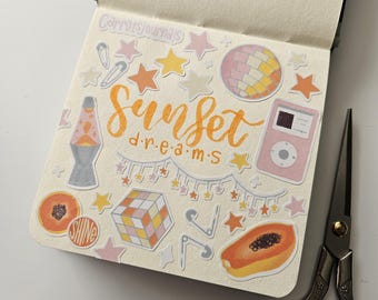 Sunset Dreams Sticker Sheet