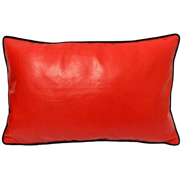Faux Leather Pillow Etsy