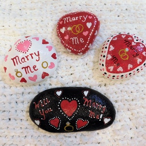 Proposal Rocks, engagement, Marry Me, girlfriend, boyfriend, marriage proposal, Love, #8024