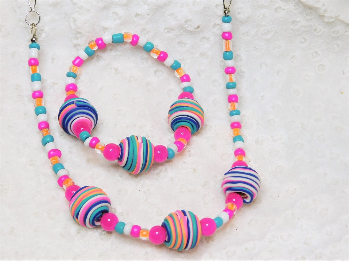 Little Girl's Jewelry, Necklace, Beaded Jewelry, Bracelet, Christmas