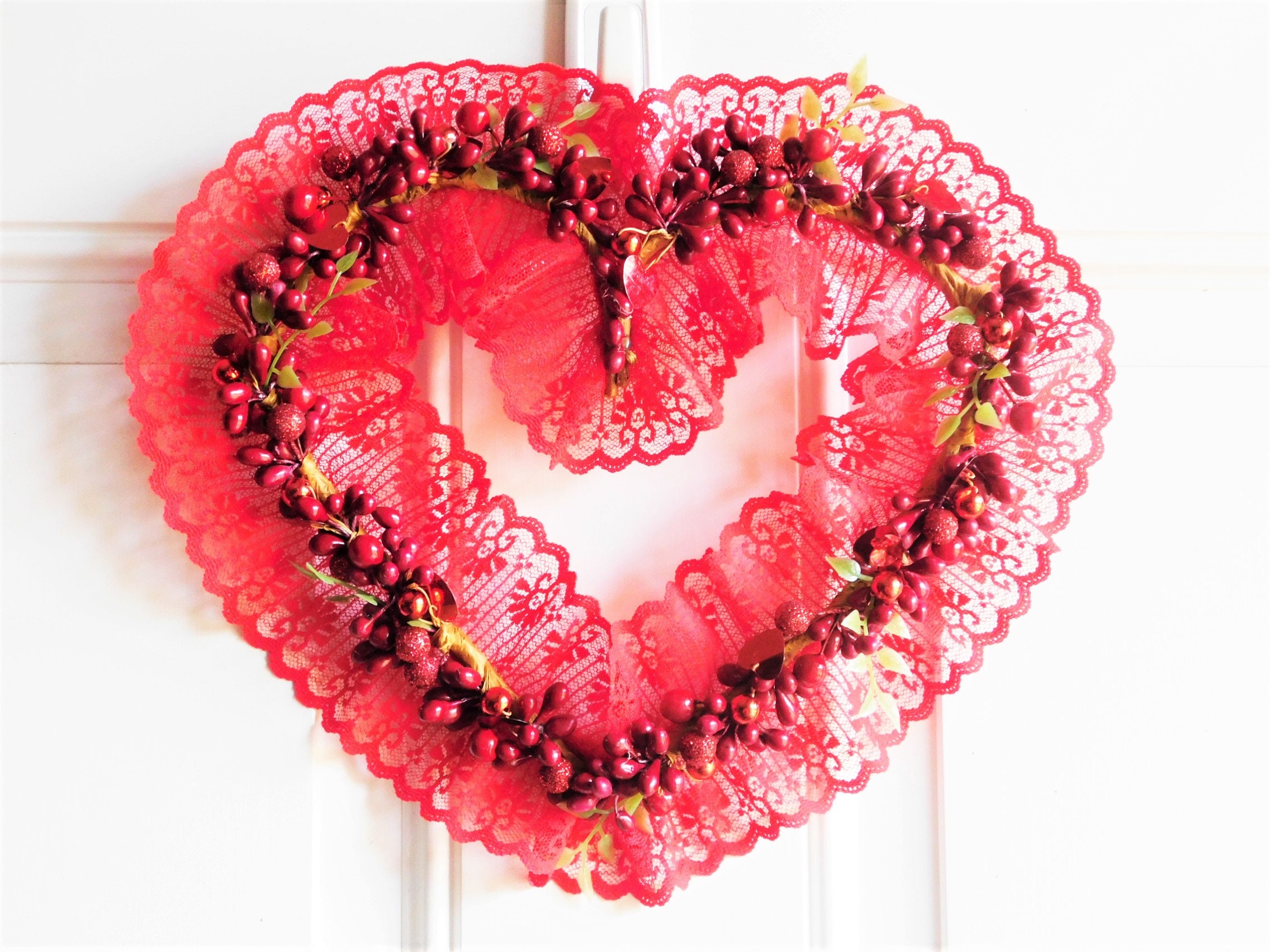 Wreaths Home & Living 8008 Valentine's wreath home decorations heart