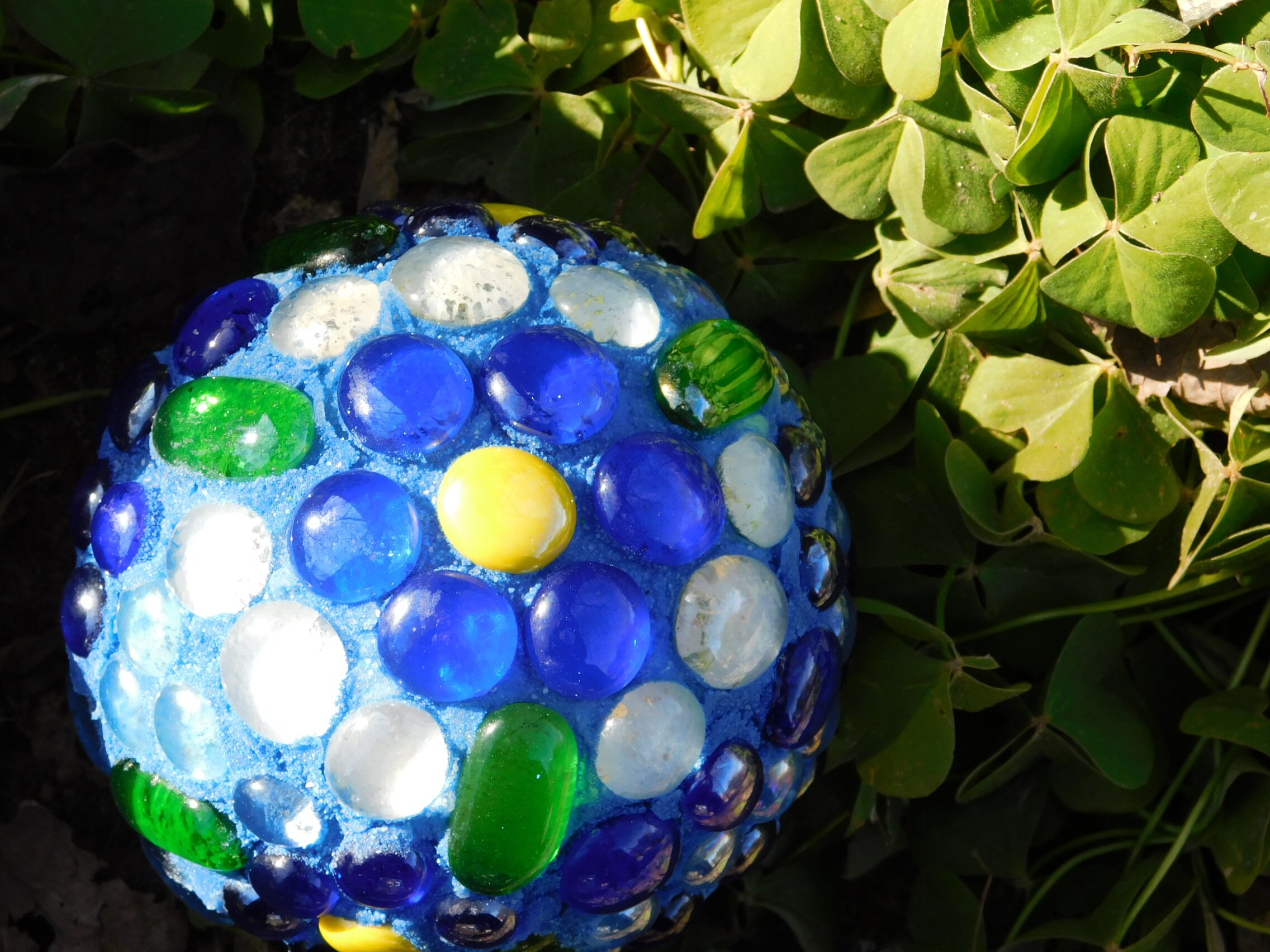 5.5 Sphere Yard Art Home Decorations Orb Table Art Flower Etsy Sweden