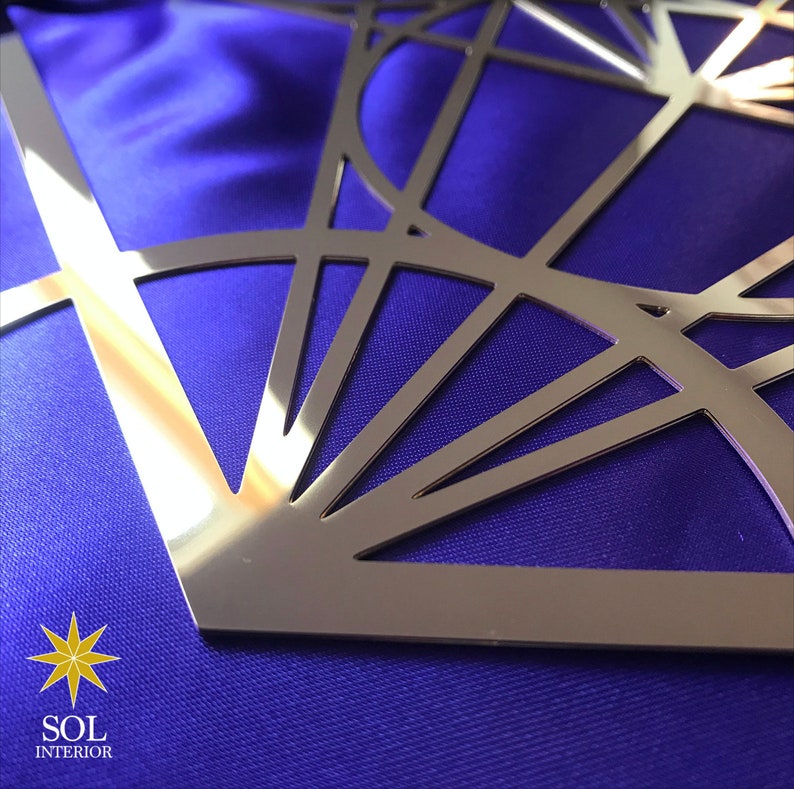 METATRON'S CUBE Wall Décor | Sacred Geometry Metal Art | Gold Spiritual ...