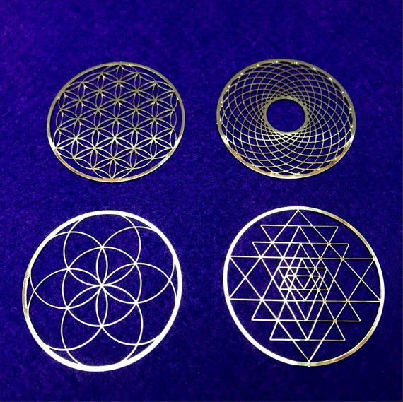  sacred geometry, sri yantra pendant, sri yantra