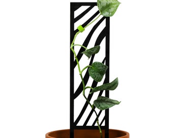 Zebra Wooden Trellis - For Climbing Plants - Best Seller - Plant Trellis - Trailing Plant Support