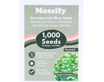 247/1235 Irish Moos Samen Perlkraut Blumen Gartensamen Bodendecker Samen  mehrjhrige Pflanzen Sagina subulata - Etsy sterreich