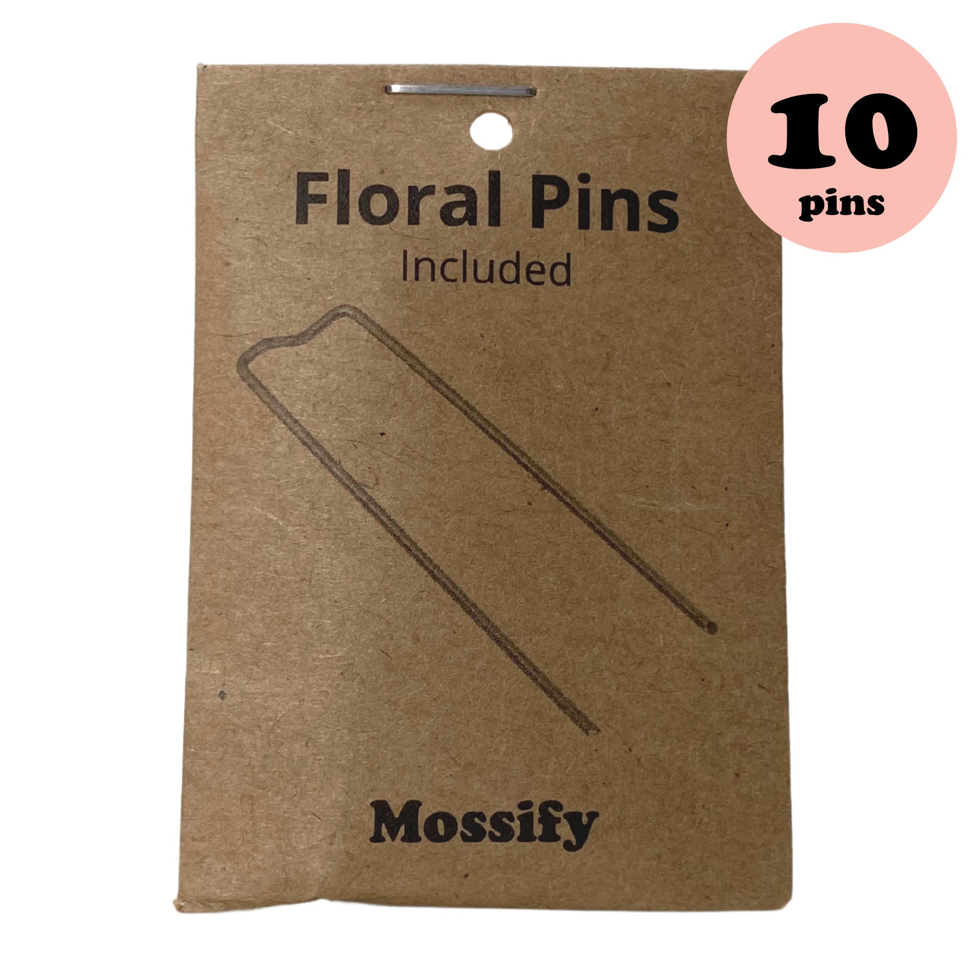 Floral Pins Greening Pins Moss Pole Pins Hold Your Plants up Zero Plastic  Product Bulk Pins 