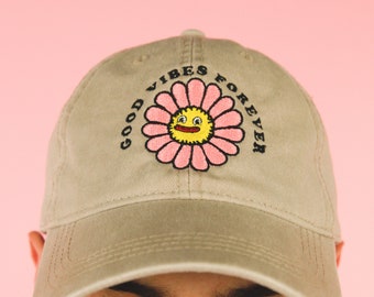 Good Vibes Forever Hat - Dad hat - Unisex Hat - Premium Cotton Hat