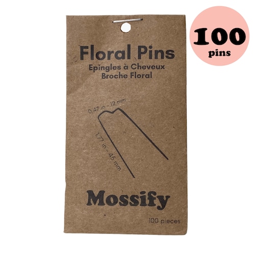 Floral Pins Greening Pins Moss Pole Pins Hold Your Plants up Zero Plastic  Product Bulk Pins 