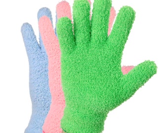 1 Pair Of Leaf Shining Microfiber Gloves - Gentle Cleaning for Plant Foliage - Ultra-Soft Microfiber for Dust Removal