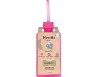 Mossify squirtr - Precision Watering Bottle – 480ml / 16oz For Orchids, Bonsai, Terrariums, Tattoo & Lab Use