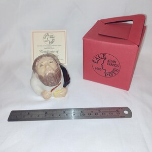 Kevin Francis Face Pot Plato Greek Philosopher Signed by Neil Eyre LE Antique Vintage Trinket Ring Coin Box MIB COA Rare