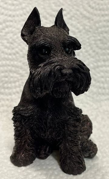 Black miniature schnauzer stuffed animal 2025
