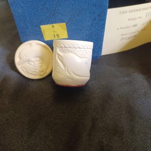 Mascott Direct Meerschaum Dolphin Trinket Ring Coin Box Hand Carved Antique Vintage Sea Foam Le MIB COA RARE M15