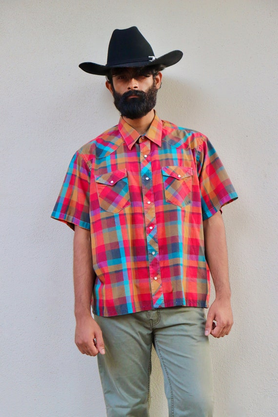 Wrangler Vintage Button Up 1980s to 1990s - Unise… - image 3