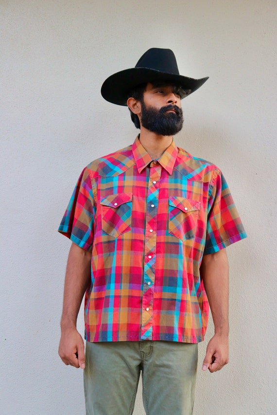 Wrangler Vintage Button Up 1980s to 1990s - Unise… - image 1