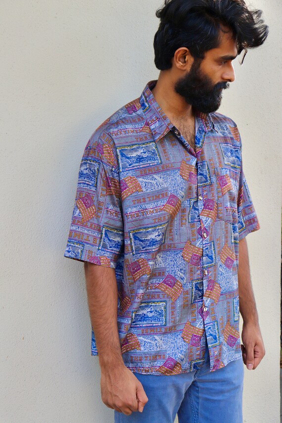 Vintage Button Up 1980s to 1990s - 100% Silk - Un… - image 2