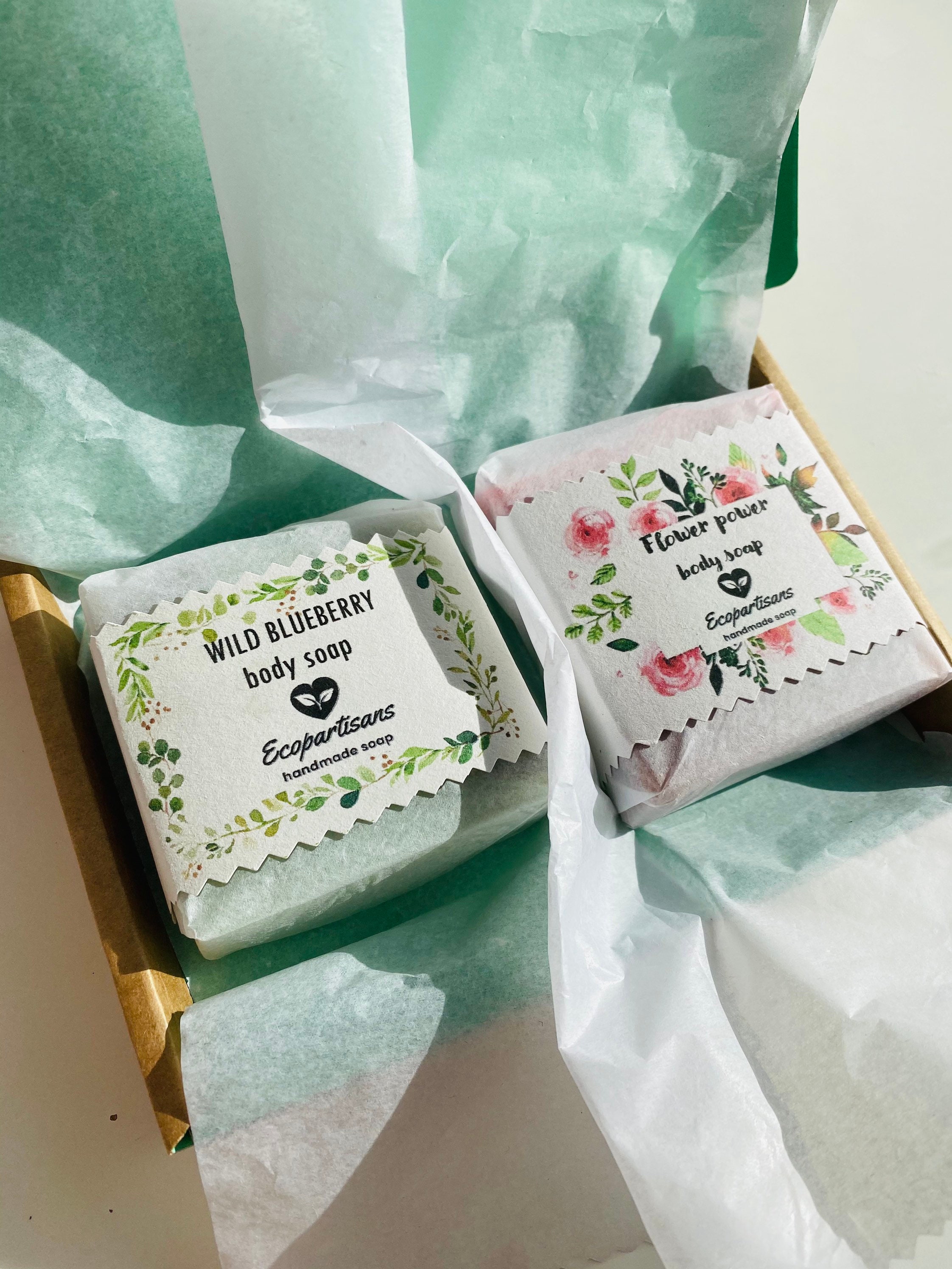 A set of 2 handmade soap bars made with coconut and Shea Etsy